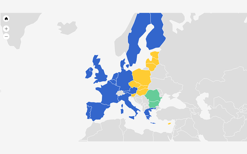 GroupedCountries Map